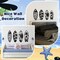 4 Pcs Metal Surf Board Wall Decor Summer Tropical Metal Surfboard Beach Signs Tropical Palm Tree Art Turtle Decoration Summer Wall Decor for Door(Black)